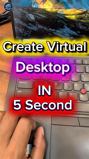 Create Virtual Desktop in Windows 11 | Boost Your Productivity! 🚀 #Shorts #popular