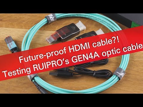 RUIPRO GEN4A Detachable PURE FIBER OPTICAL 8K HDMI Cable