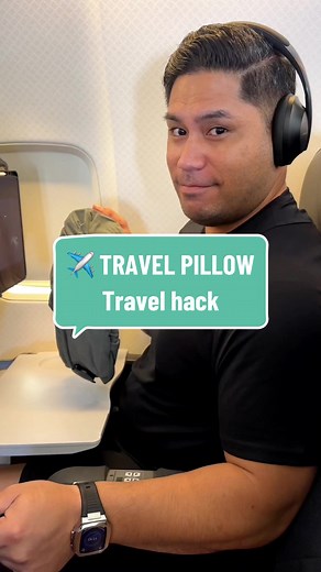 Comfortable Inflatable Travel Pillow for Long Flights