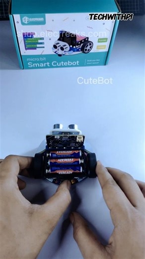 This Smart Robot Will Shock You 😲 | micro:bit CuteBot 🔥 #cutebot #microbit #minirobot #bot #esp32