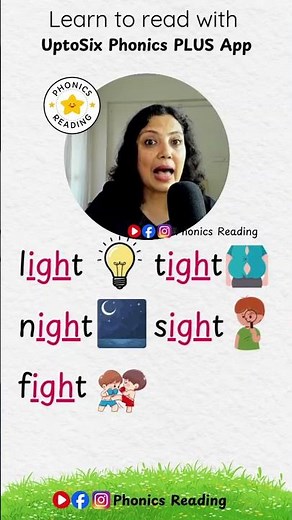 IGH Words Reading Practice with Phonics