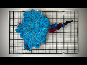 Tie Dye Pattern : Classic 8 Point Mandala & Scrunch T Shirt