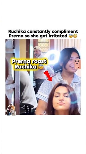 ruchika rathore irritate prerna 😨❓#ruchikarathore #triggeredinsaan #fukrainsaan #ytshorts #trend