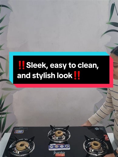 Brand: Ucook✅️ Model: CG1813✅️ Type: 3 Burner Gas Stove✅️ Top Surface: Toughened black glass✅️ Burners: High-efficiency brass burners (3)✅️ Ignition Type: Auto ignition✅️ Knobs: Ergonomic and smooth operation✅️ Pan Supports: Heavy-duty for stable cooking✅️ Design: Sleek, easy to clean, and stylish look✅️ Safety: ISI Certified for safe use✅️ Compatible With: LPG gas✅️ . . .To Make Order Contact Us:9851061460📞☎️ Delivery all Over Nepal 🇳🇵