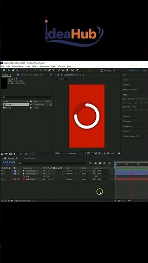 Infographic in After Effect | After Effect Tutorial | #ideahub