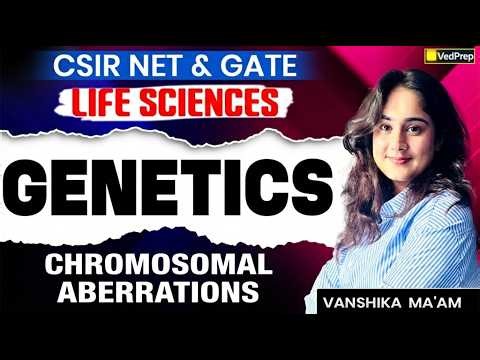 CSIR NET & GATE Life Sciences 🔥| Genetics | Chromosomal Aberrations | VedPrep Biology Academy