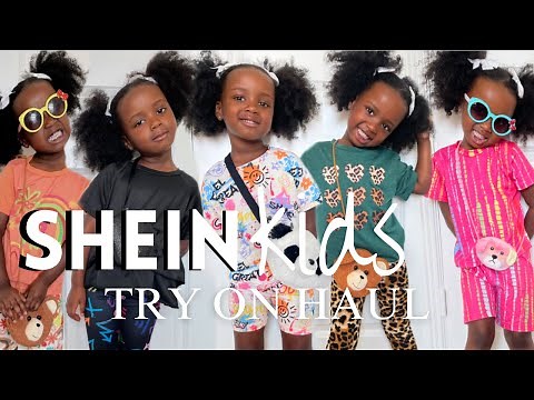 SHEIN Kids Back to School Try On Haul 2023 | Kids Clothing Haul 2023 | AGE APPROPRIATE Kids Fashion