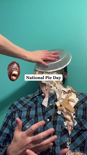 National Pie Day is a hit 🥧 1-23 #slapstick #comedy #slapstickcomedy #slapstickhumor #pieintheface #piedintheface #funnyvideos