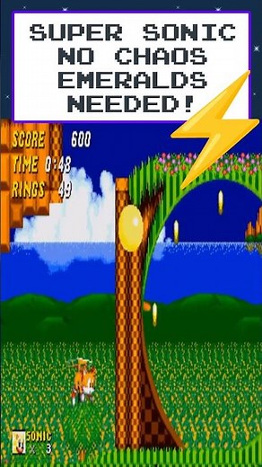 ⚡ Become SUPER SONIC Without Chaos Emeralds!