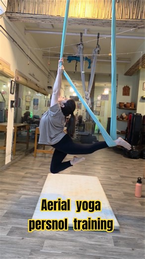 aerial yoga New Combination | Aerial yoga archer 🏹 pose #antigravityyoga #acrobatics #stretch