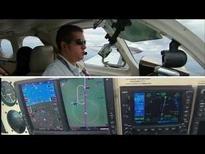 Landing Cessna 340 in McAllen (KMFE) Split view