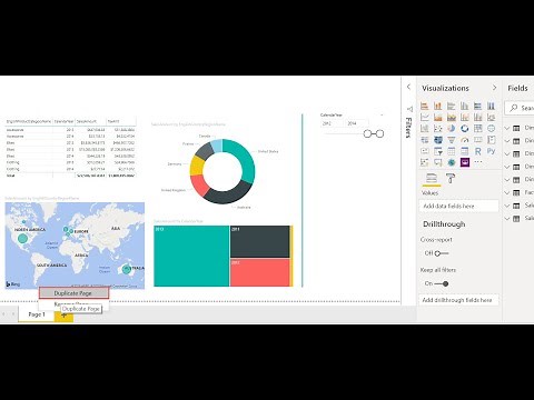 Duplicate Page Power BI