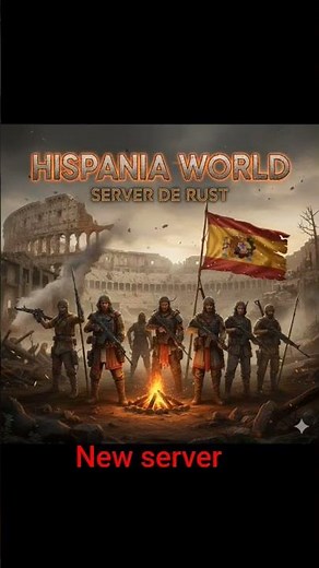 HISPANIA WORLD #server #rust nuevo! Servidor nuevo mensual! no bp wipes! Staff 24/7 #gaming