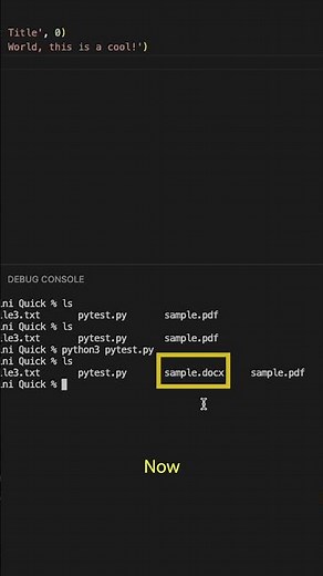 How to Create and Read DocX files with python
