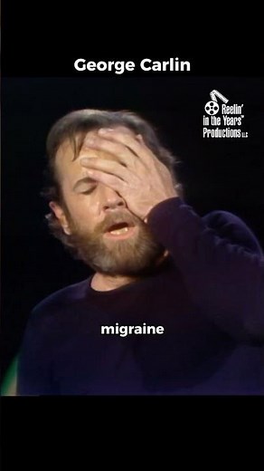 George Carlin Has a Migraine #georgecarlin