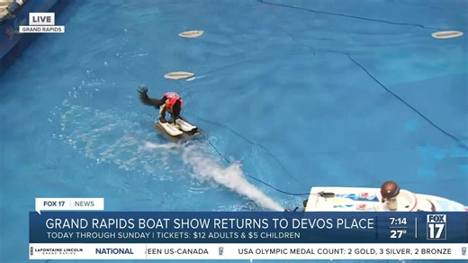 Andy Curtis checks in with Twiggy the waterskiing squirrel