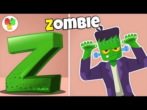 🎃 Halloween ABC Song 👻 | Learn Alphabet A to Z with Fun Spooky Characters for Kids