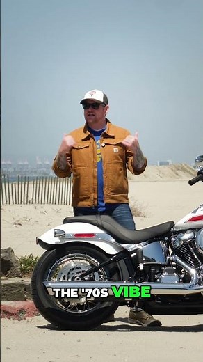 70s beach vibes with the Harley-Davidson Super Glide