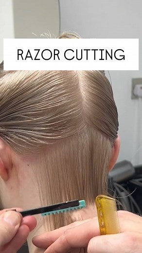 4K views · 24 reactions | Do you ever use a razor? I personally love my razor…. But only on the right hair type. This is healthy, strong hair that naturally sits quite heavy. My aim was to create movement and texture within this haircut, so the razor was perfect. | Alex Walker | Facebook