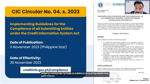 🔴 LIVE: 2026 CIC Academy Episode 1 - Orientation on the Credit Information System Act | Credit Information Corporation