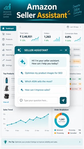 Amazon Seller Assistant Step-by-Step Guide for Indian Sellers | AI Tools for Amazon | 7874390041