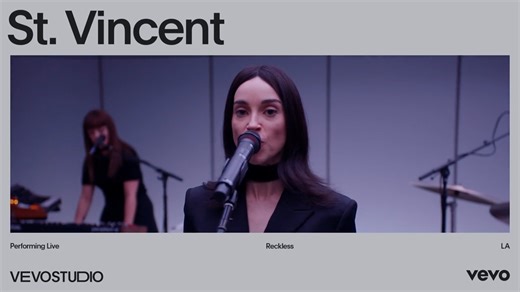 Watch St. Vincent's live performance of "Reckless" off her 'All Born Screaming' album. ⠀⠀⠀⠀⠀⠀⠀⠀⠀ ▶️ https://vevo.visitlink.me/19i_0n | Vevo