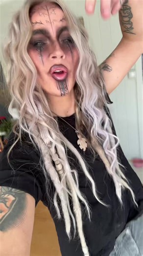 Never evva! This makeup is everything BUT basic 😂⚔️ #makeupartist #tinyviking #norwegian #lgbtqia #relatable #fyp