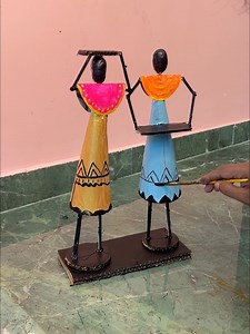 8.1M views · 10K reactions | African doll 3d craft _ Cardboard diy idea #craft #3d #cardboard #fun | Deep's CRAFT | Facebook