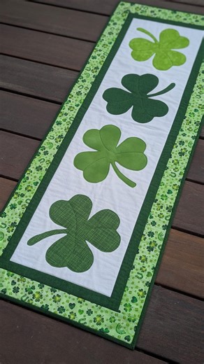 Saint Patrick's Day Table Runner - Digital Pattern - Etsy
