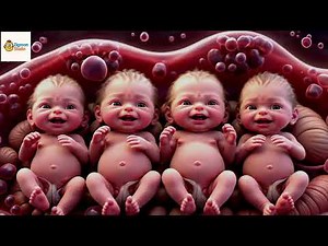 Triplets Inside the Womb – Real Miracle of Life | Full Pregnancy Journey Documentary"#baby #babies