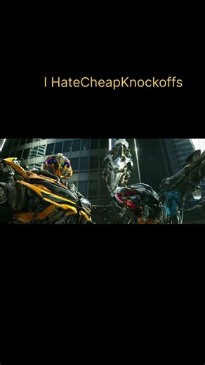 Bumblebee vs Stinger Edit 🐝 | “I Hate Cheap Knockoffs” 🔥 Transformers 4 Epic Scene
