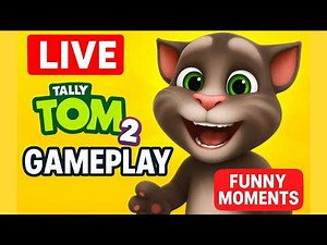 My Talking Tom 2 LIVE Gameplay 🐱 Funny Cat Reactions & Cute Moments | USA Stream