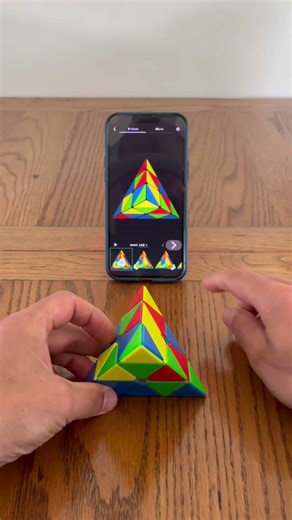 How to solve pyraminx cube fast and easy #shorts #solving #pyraminx #viral