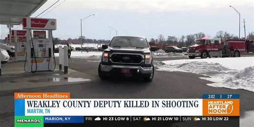 Weakley County deputy killed in a shooting