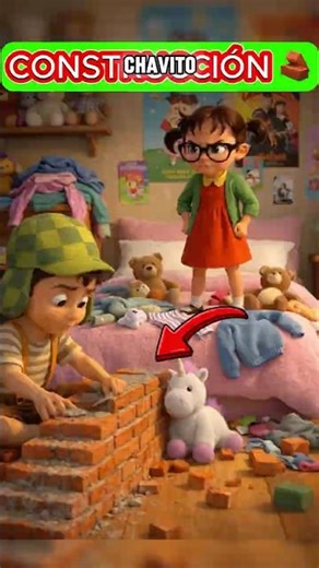 CHAVITO CONSTRUYE UN TOBOGÁN🛝 RESBALADISO 😱❤️😭