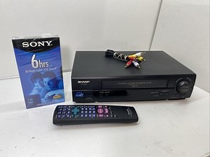 Sharp VC-A582U VCR VHS Player Video Cassette Recorder 4 Head HiFi W/ Remote | eBay