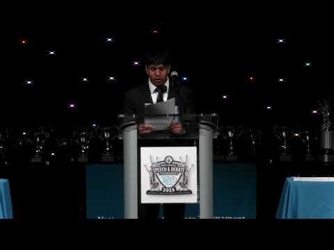 NSDA Nationals 2025 - Public Forum Final Round - Monta Vista TG vs Archbishop Mitty AD