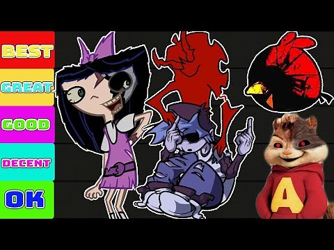 Ranking Fnf Mods With Lyrics From Best to Worst Part 2 (Lyric Mods)