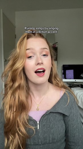 Singing Popular Songs in a British Accent