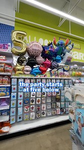 the party doesn't start 'til the balloons walk in. 😉 get all your helium balloons & party must-haves for way less! 🎈 | Five Below