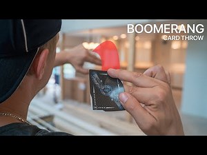 BOOMERANG CARD THROW | Rick Smith Jr.