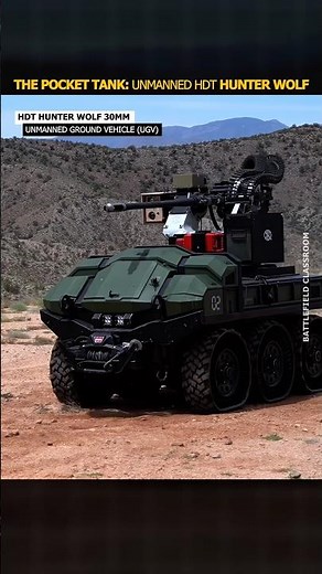 The Pocket Tank: Unmanned HDT Hunter WOLF
