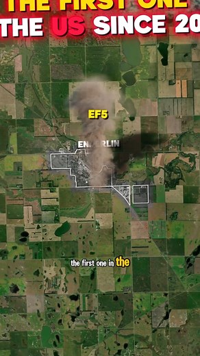 This EF5 tornado was so powerful it threw a 140-ton train off its tracks. 🌪️ On June 20, 2025, Enderlin, North Dakota faced one of the most violent tornadoes in modern U.S. history. A quiet night turned into chaos as a small funnel exploded into a mile-wide monster with 210 mph winds. Homes vanished, trees were stripped bare, and massive grain cars were launched hundreds of feet. After forensic analysis, officials confirmed it: America’s first EF5 tornado since 2013. Nature at its most terrifyi