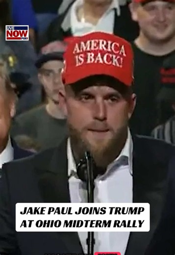 Boxer and social media personality Jake Paul traveled with President Donald Trump to a midterm rally in Youngstown, Ohio on Monday. Paul, an Ohio native, also joined Trump on stage while the president was addressing supporters.