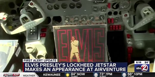 Elvis Presley's personal jet makes an appearance at EAA