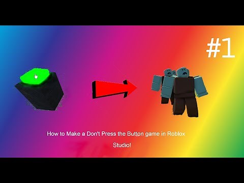 How to Make a Don't Press the Button game in Roblox Studio! | Events!