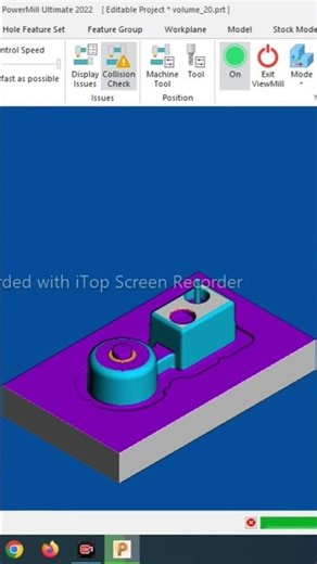 autodesk powermill#viralvideo#machine#cncsoftware#cncprogrming#shortvideo#vmc#vmcprogramming