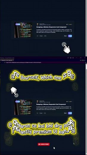Beginner UI to Pro UI #coding CSS #WebDesign #Coding #UIUX.