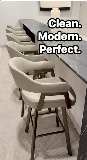 9.4K views · 16 reactions | Modern Bar Stools That Transform Your Space #interiordesign #modernfurniture #barstools #homedecor | Brick and Mortarless Furniture | Facebook