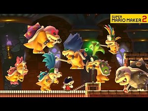 SUPER MARIO MAKER 2 - KOOPALINGS BOSS RUSH & BATTLE & AUTO LEVEL STAGES [Nintendo Switch]